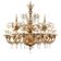 Lively Curls Murano Glass Chandelier in Dark Amber by Simoeng for Simoeng