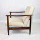 Beige boucle armchair , 1970s
