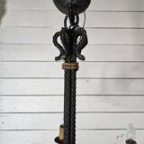 Lustre en fer forgé façon corde