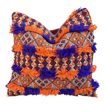 Vintage Moroccan Berber wool cushion cover