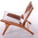 Vintage Relax chair upholstered with cowhide, 1970