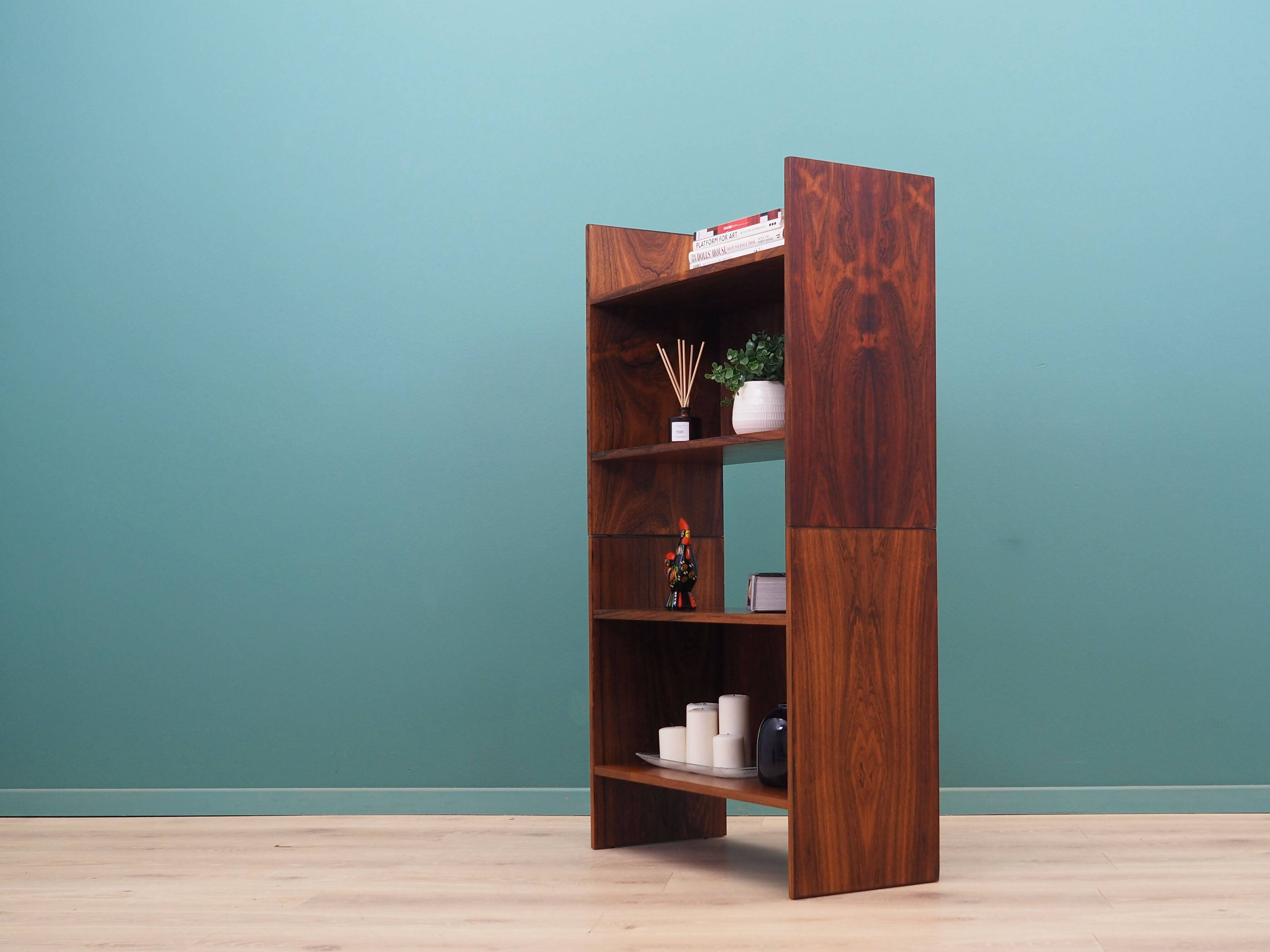2 Danish rosewood floor-standing shelves, 1970s