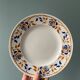 Set of 9 flat earthenware plates Terre de Fer Moulin des Loups, model "Dijon"