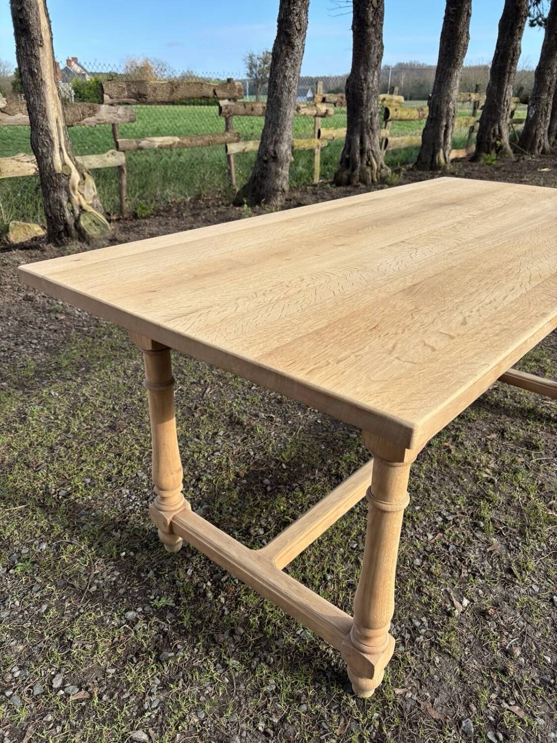 Beautiful solid oak farmhouse table
