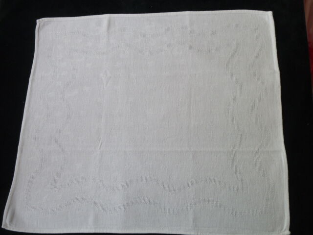 Set of 6 cotton napkins damask 45 x 53 cm