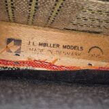 Danish modern dining set by N.O. Møller, Denmark 1960s