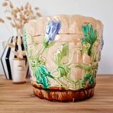 Art Nouveau earthenware cachepot
