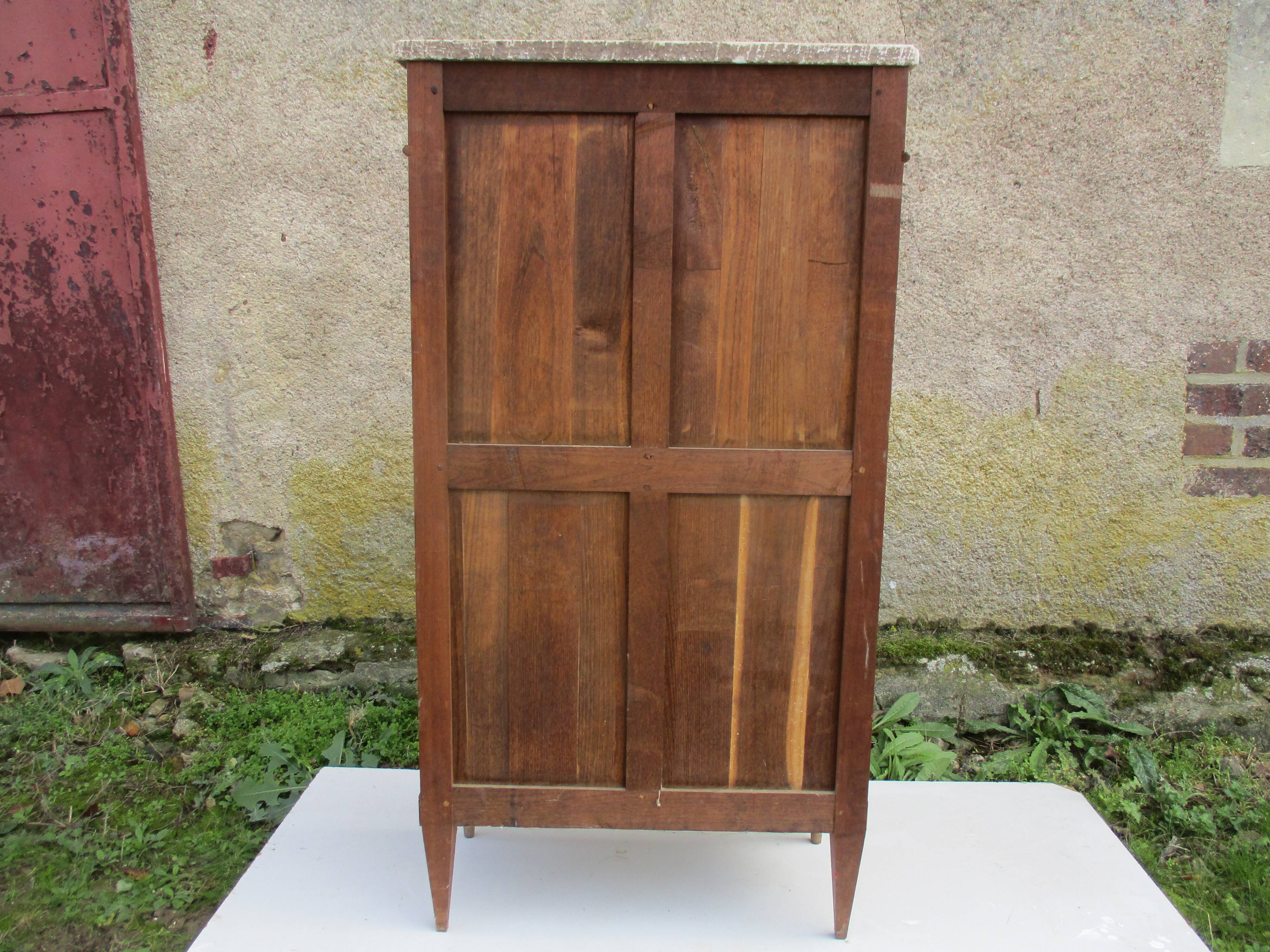 Louis XVI style secretary in mahogany, 19th century