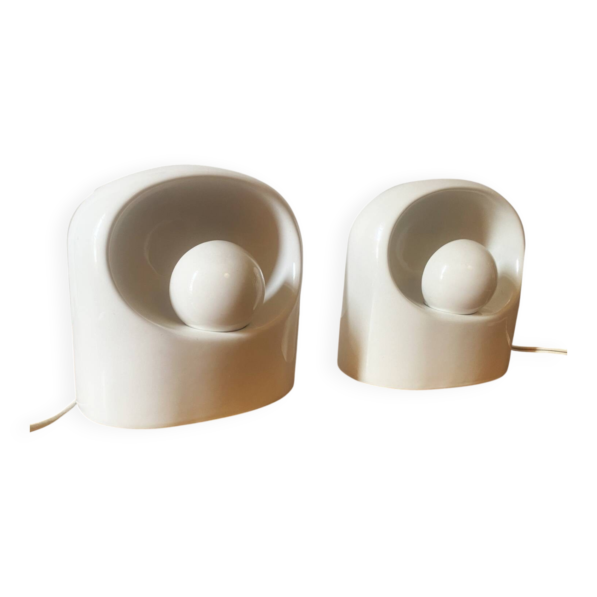 Paire de Lampes Venezia de Philips Années 70