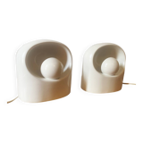 Paire de Lampes Venezia de Philips Années 70