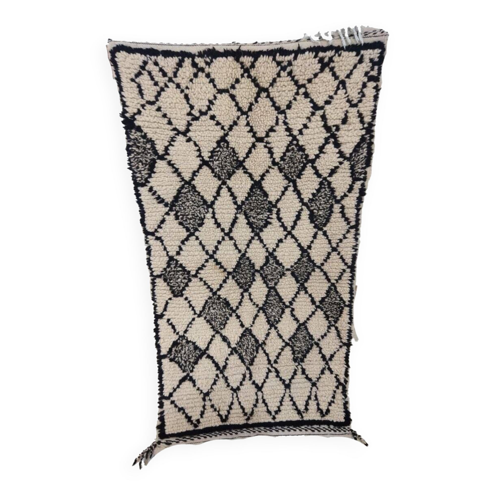 Handmade Moroccan Berber rug 138 x 72 cm