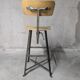 Bienaise workshop high chair, vintage industrial chair
