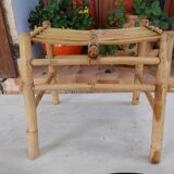 Vintage bamboo bench from the 60/70