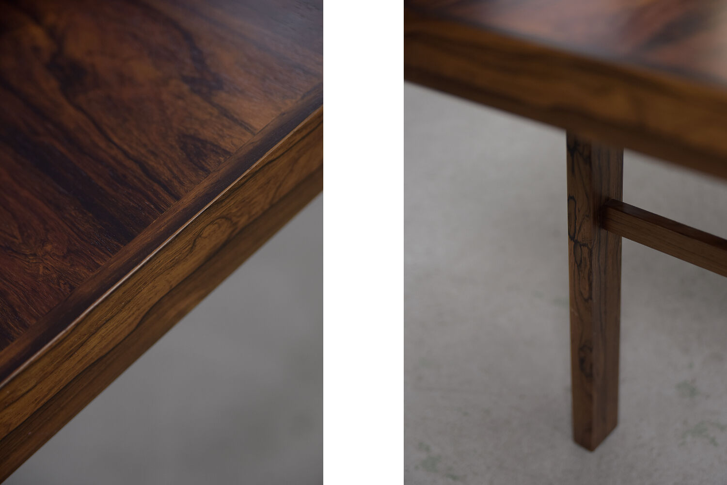 Rosewood mid century colonial modern coffee table, 1960s