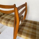 Series of 4 Scandinavian style chairs 1960