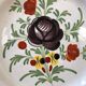 Unsigned 19th century hand-painted plate