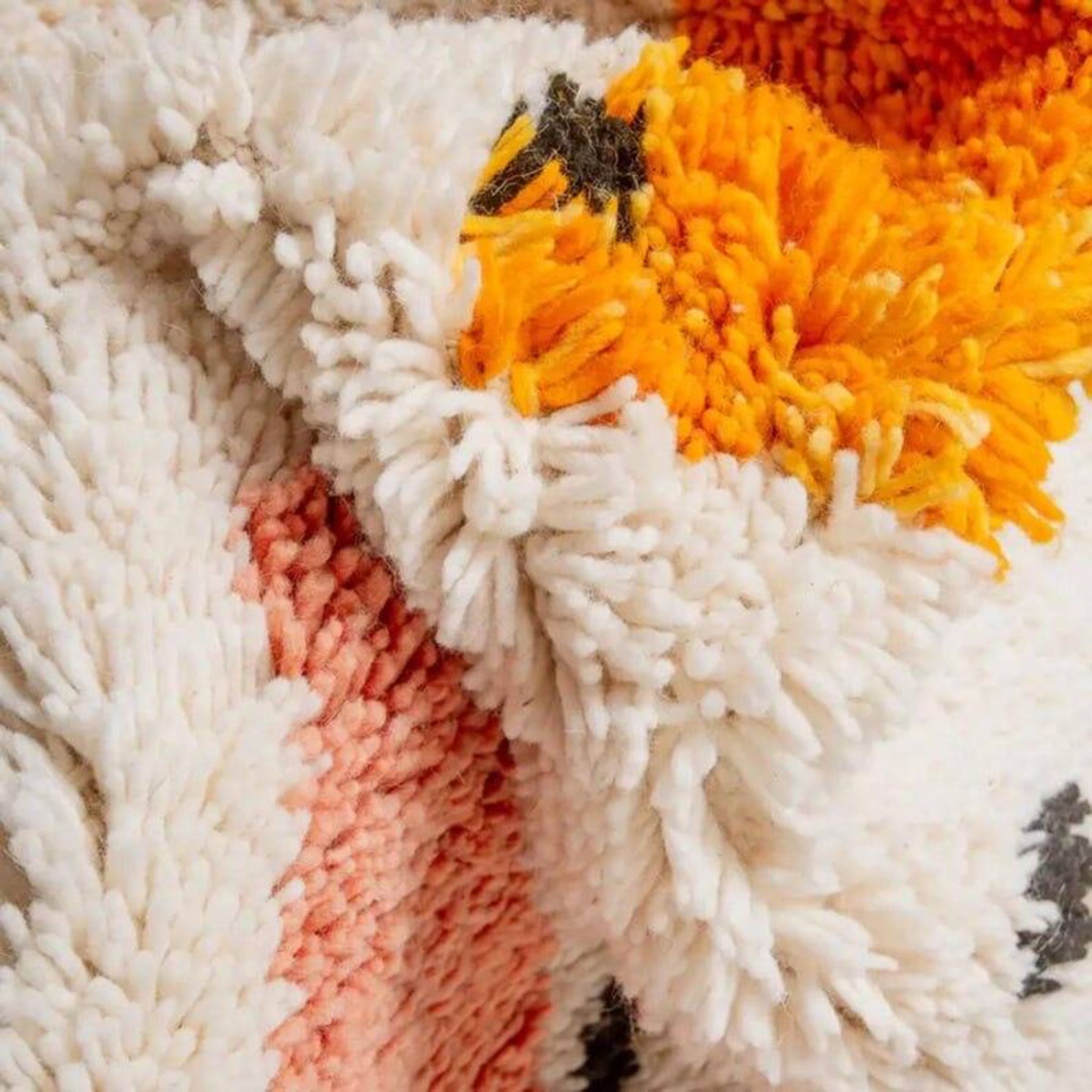 Traditional handmade Beni Ouraine rug, size 150 x 250 cm