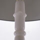 White Marble floor lamp Regency Italy 1970s