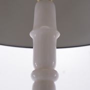 White Marble floor lamp Regency Italy 1970s