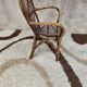 Vintage bamboo rattan armchair