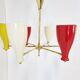 Mid century coloured chandelier, 1950s