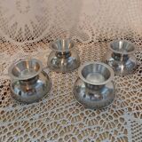 4 stainless steel ice cream/sorbet cups