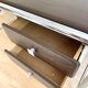 Modernist office 1970 chrome metal and skai