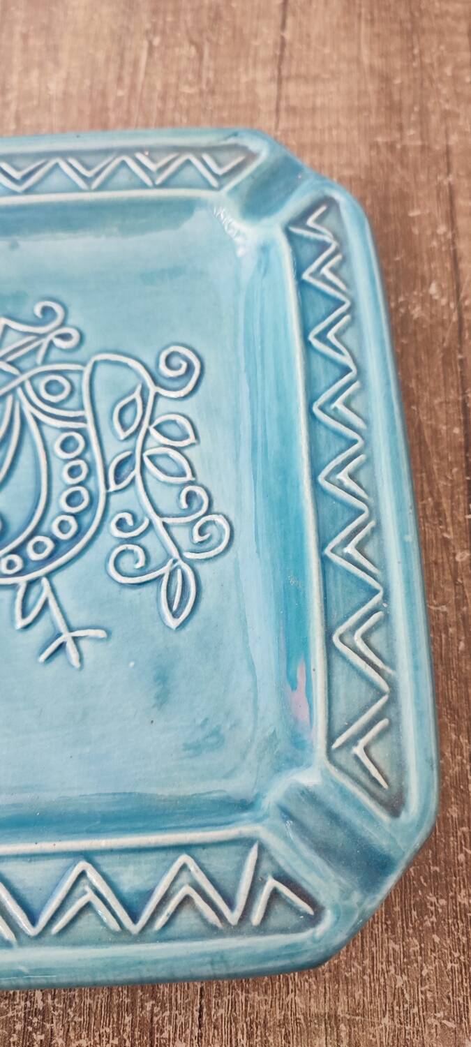 Ceramic pocket emptier signed FARCI G. Vallauris 60s