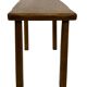 Vintage Set of 3 brutalist oak side or nesting tables 1970s
