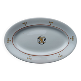 Plat de service ovale Terre de fer Salins