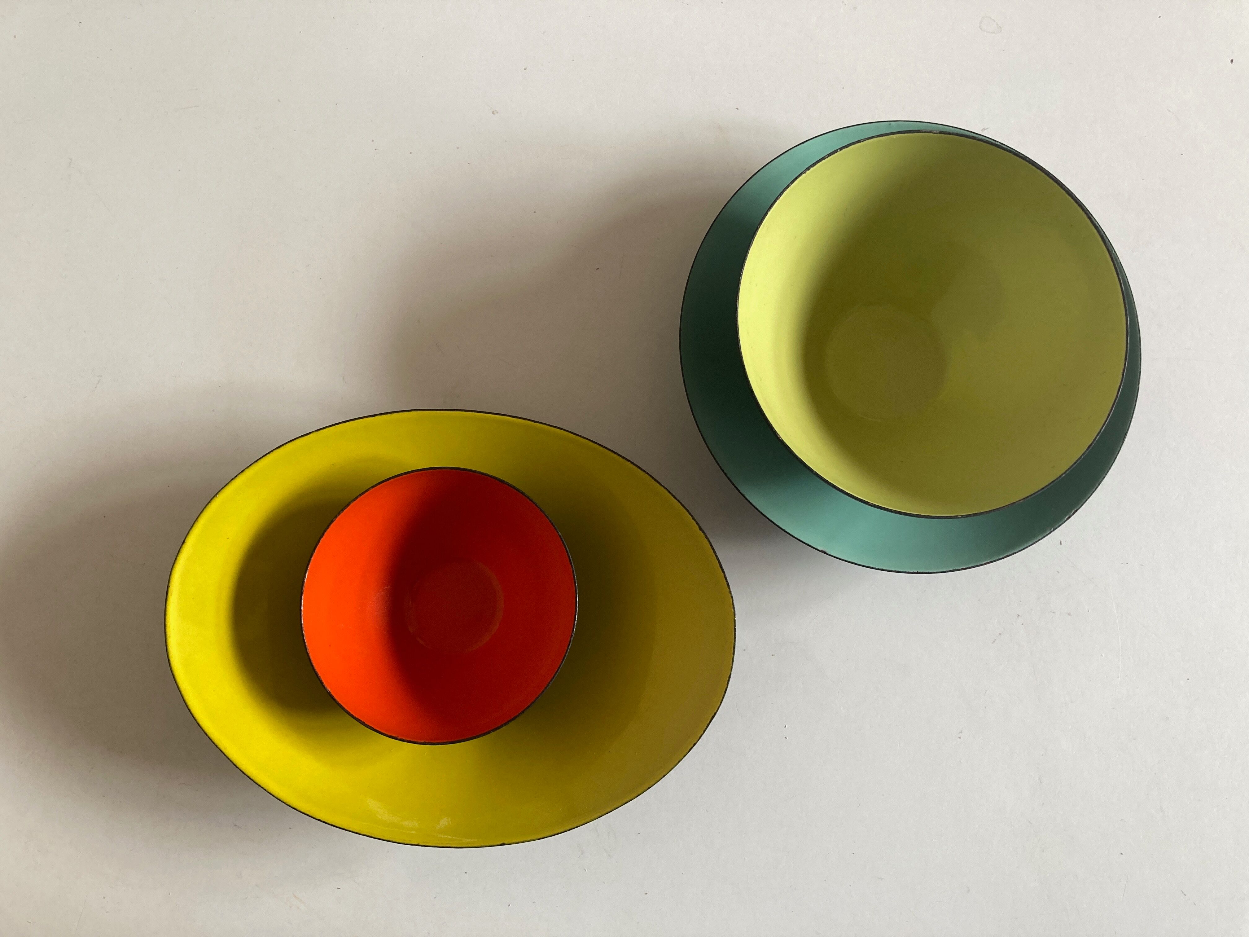 Herbert Krenchel set of 4 bowls for Krenit Denmark, 1960