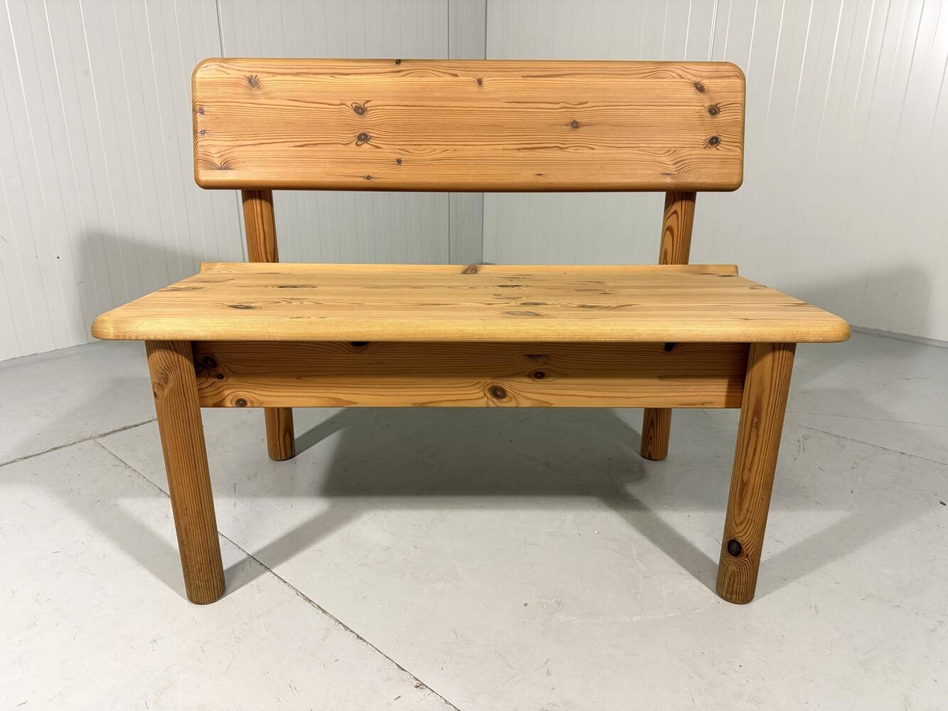 Korup Design solid pine benches with storage space Denmark