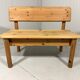 Korup Design solid pine benches with storage space Denmark