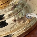 Pair of vintage gold accent lamps