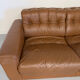 Ancien canapé en cuir camel 3 places design De Sede DS-40 vintage an70