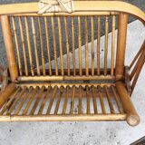 Rattan magazine rack