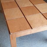 Checkered coffee table.