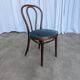 Vintage Bentwood Chair with Upholstered Seat / Thonet Style Dining Chair /