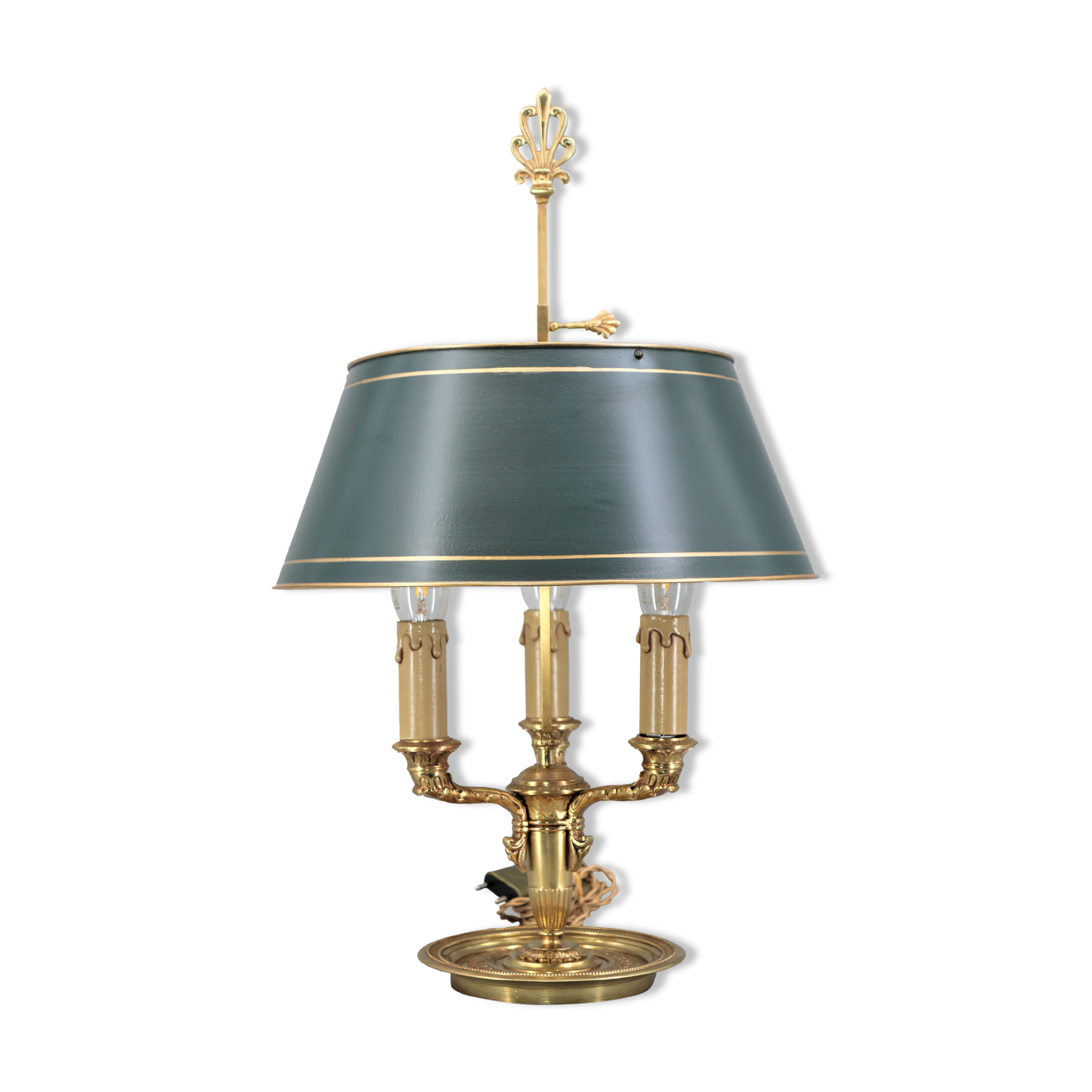 Empire-style gilded bronze hot water lamp