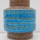 Vintage Rimini Blue Ceramic Vase by Aldo Londi for Bitossi, Italy, 1960s