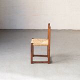 Set of 12 Brutalist Dining Chairs