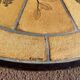 Oval coffee table Roger Capron model Herbier
