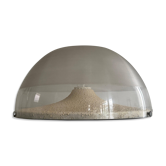 Lampe de table en métal semi-transparent et plexiglas par Harvey Guzzini, années 1960, Italie