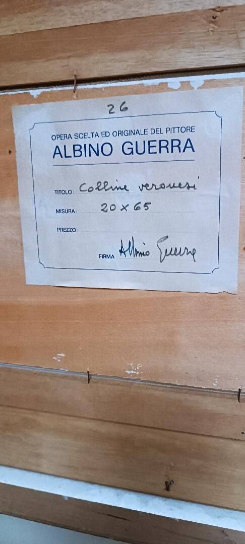 Landscape painting oil on panel