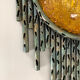 Brutalist Copper Wall Scones Light with Glass by Marcello Fantoni, Italy, 1960s