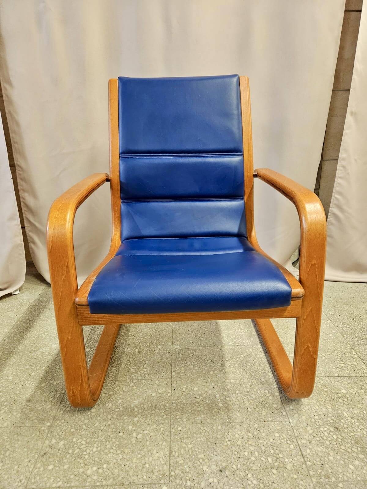 Scandinavian bentwood armchair by Yngve Ekstorm