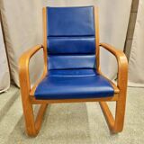 Scandinavian bentwood armchair by Yngve Ekstorm