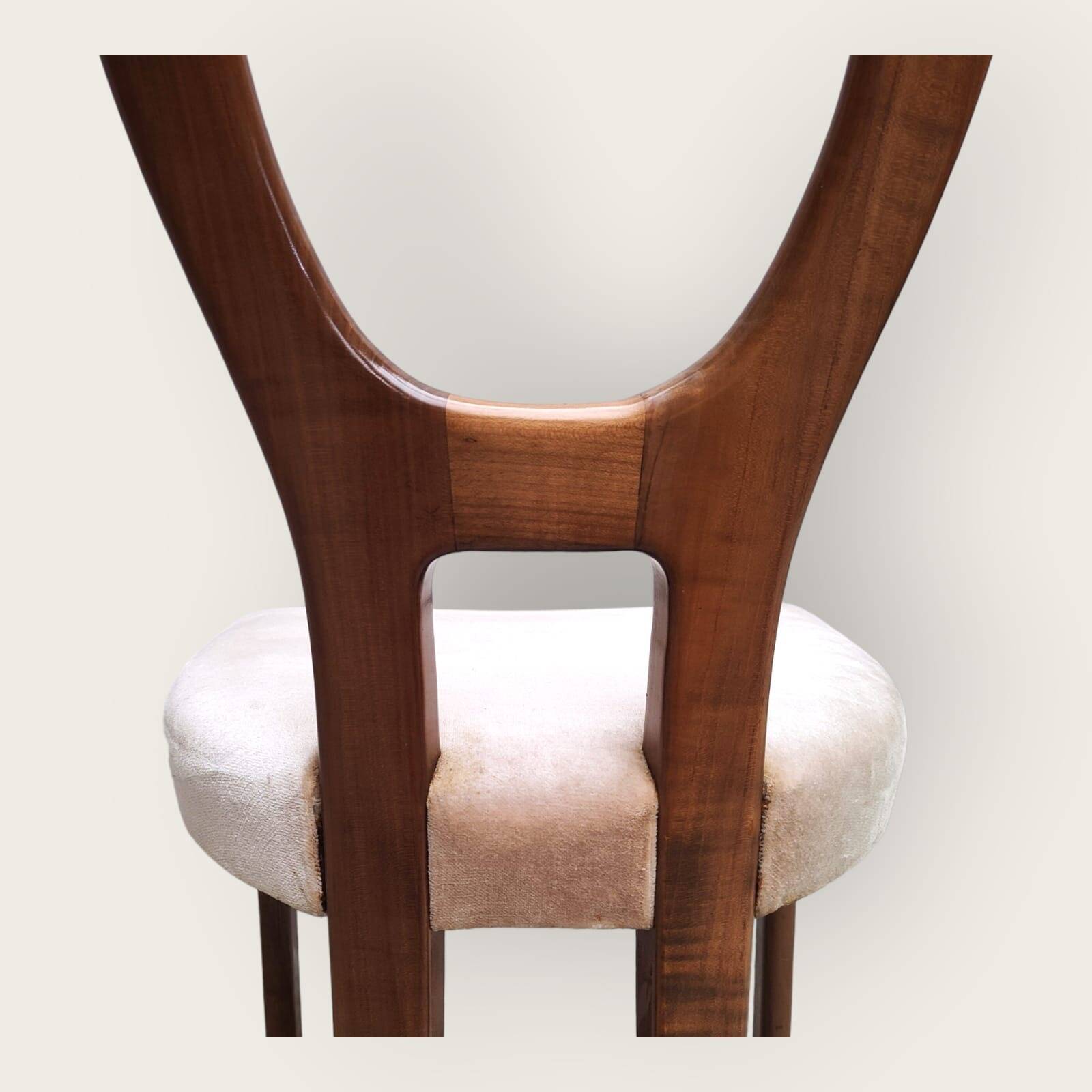 Zes Mid Century eettafel stoelen