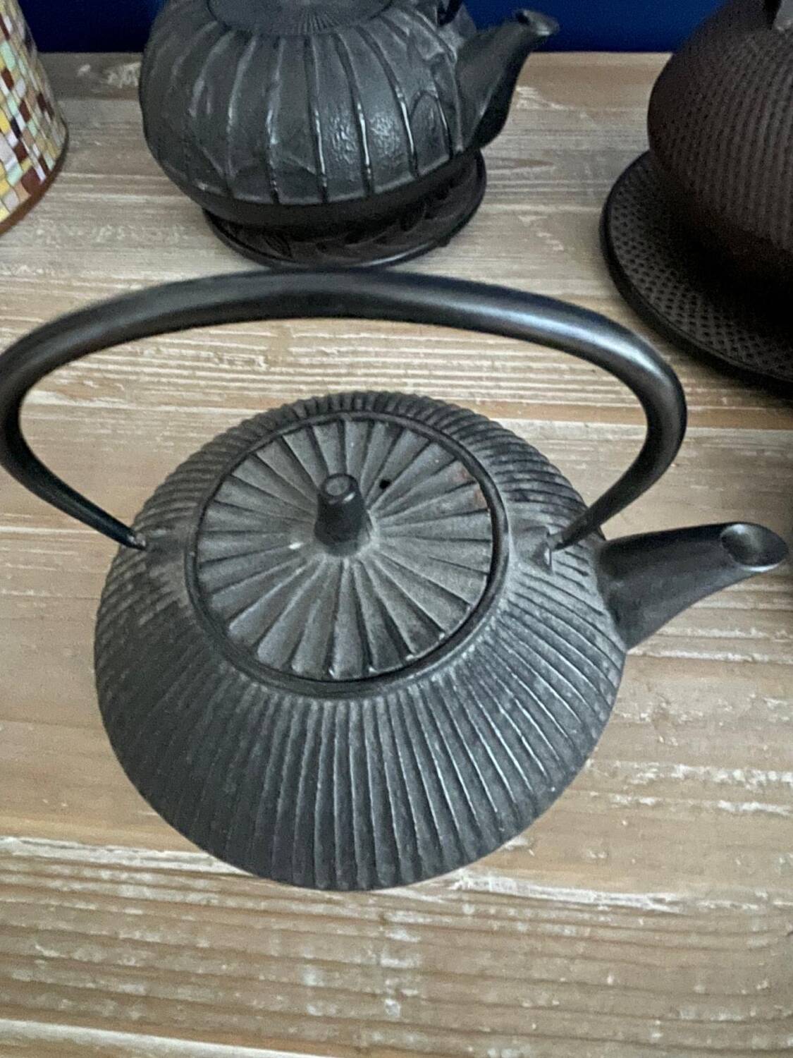 Set of 4 Japanese teapots