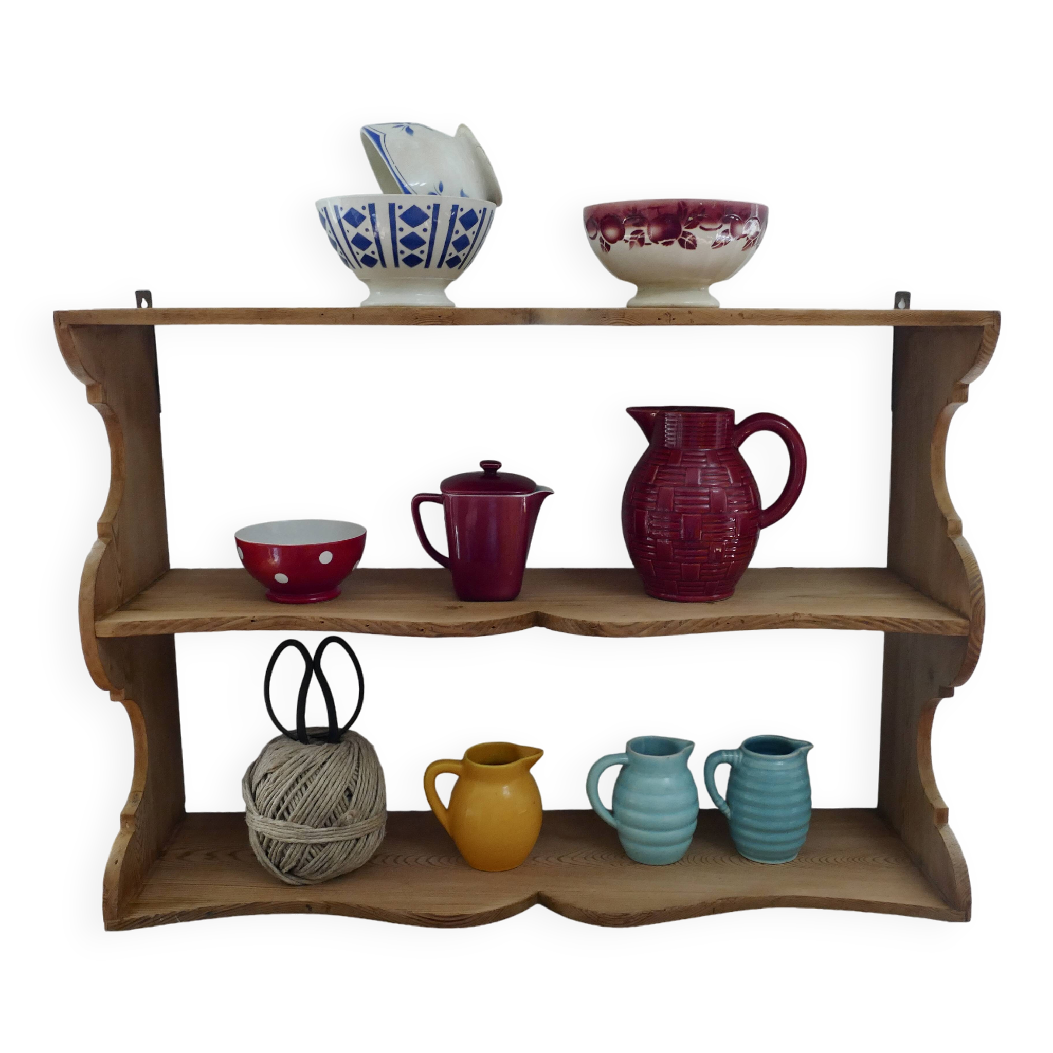 Wooden shelf